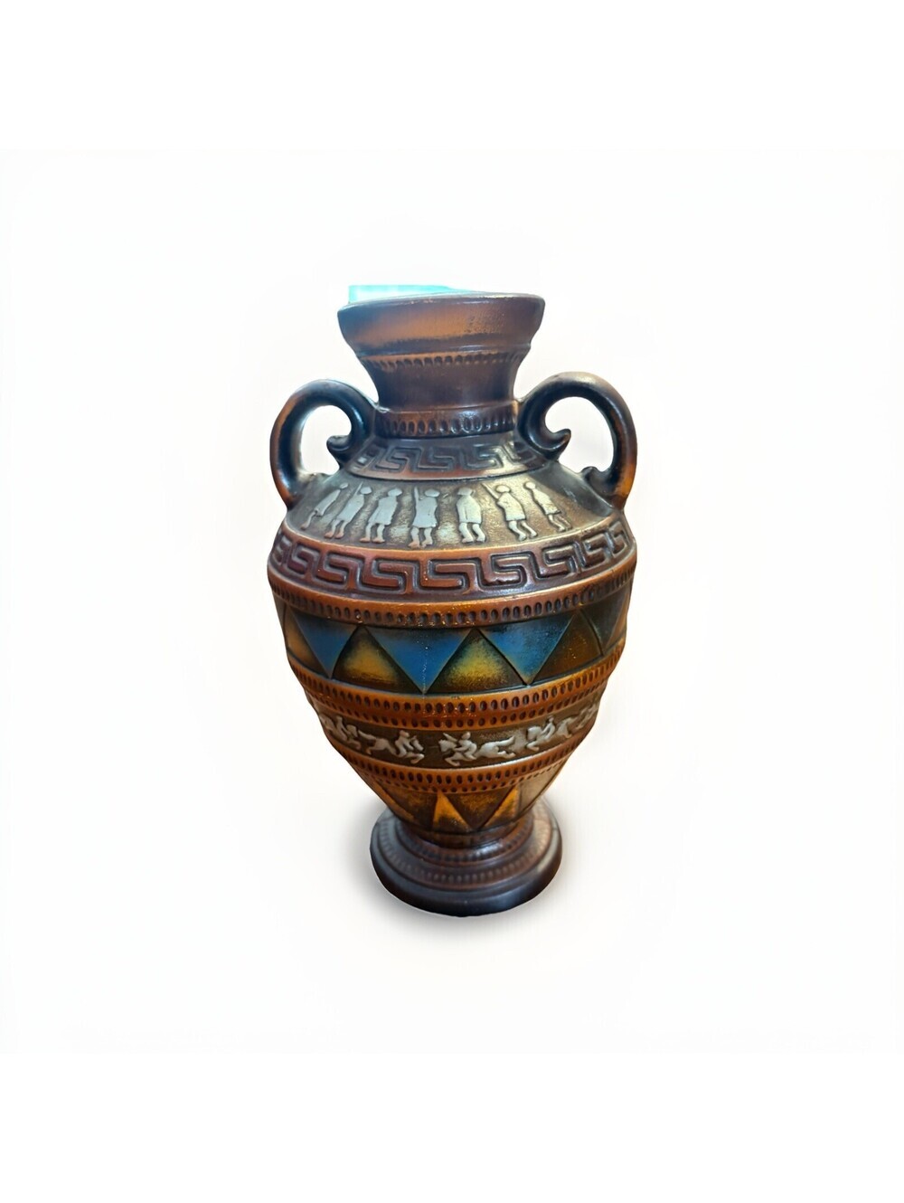 Norleans Japan Ceramic Vase Urn Jar Dancing 10 Inch Beautiful Decor Vintage